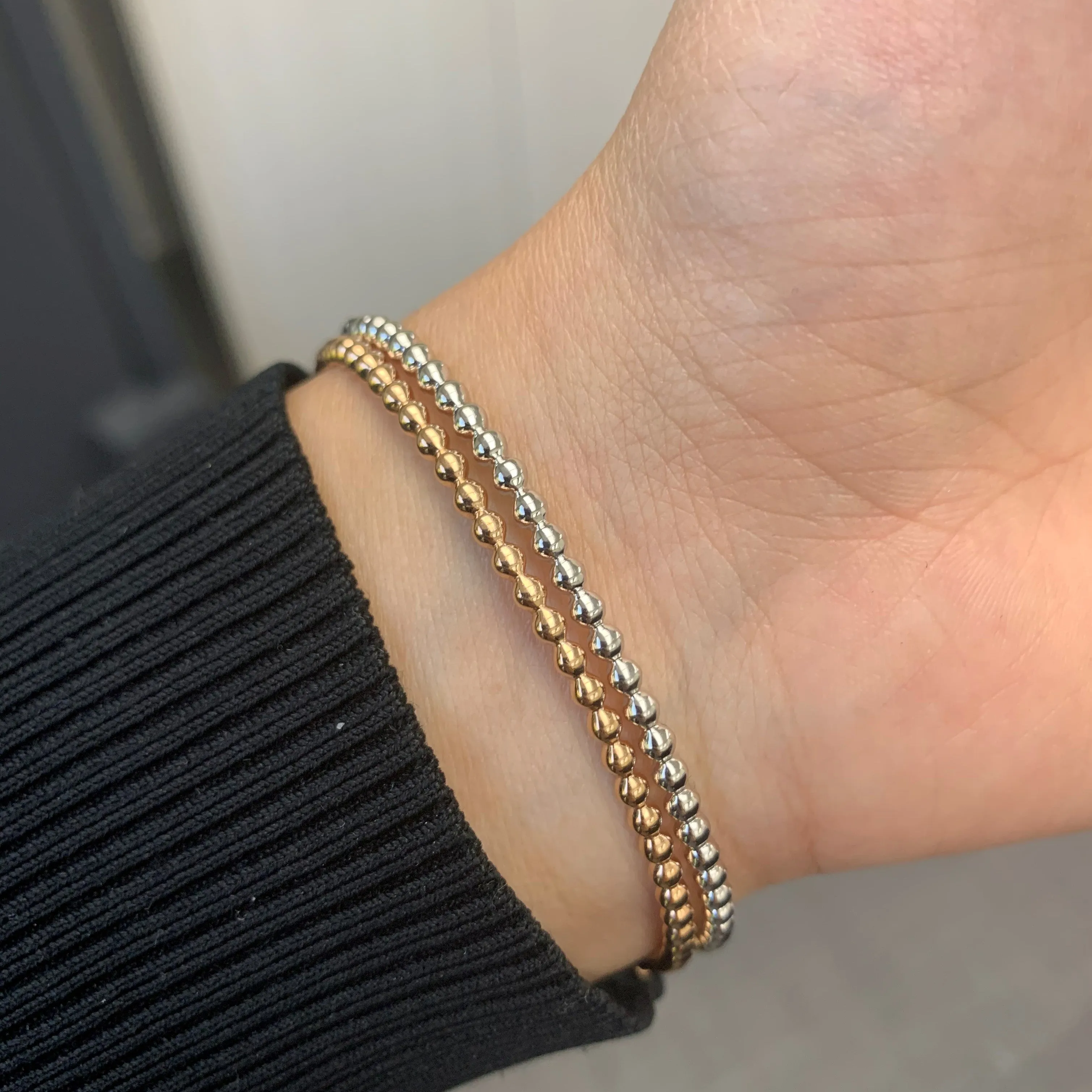 14k Gold & Diamond Bangle - 0.36ct