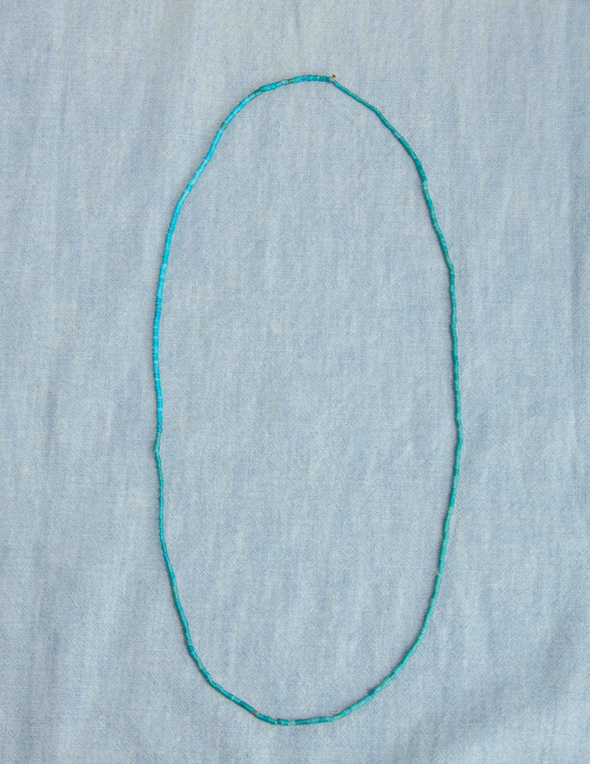1800s Turquoise Trade Bead Necklace