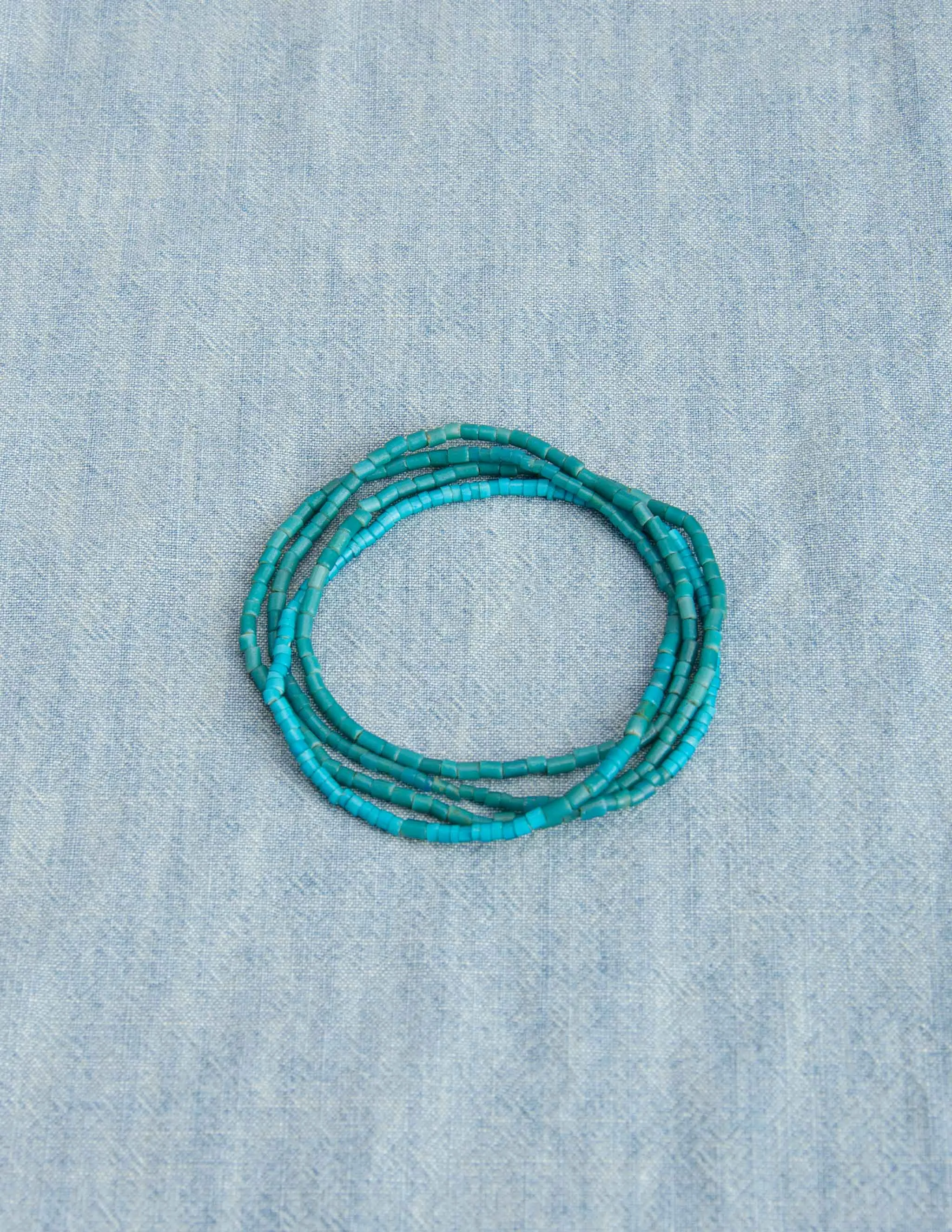 1800s Turquoise Trade Bead Necklace