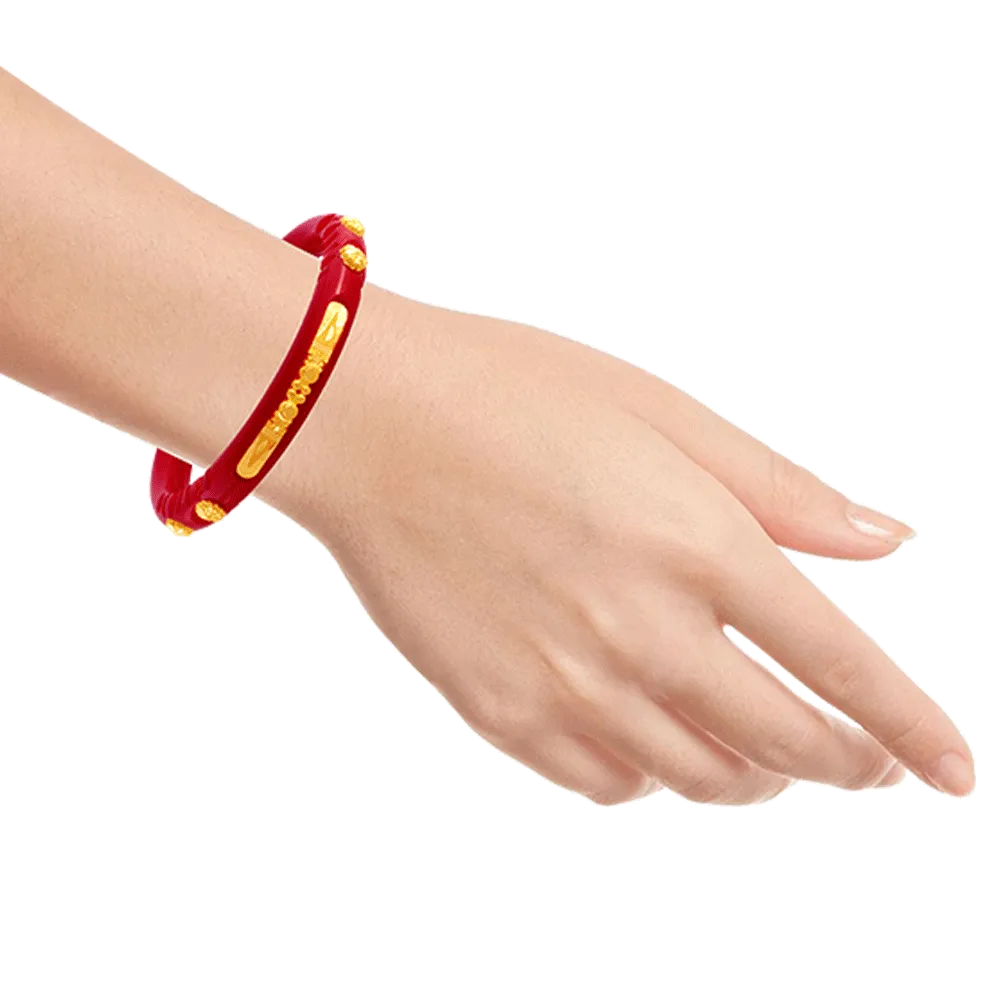22KT Yellow Gold Pola Bangle For Women