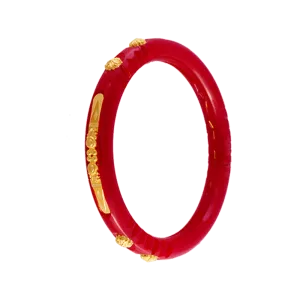 22KT Yellow Gold Pola Bangle For Women