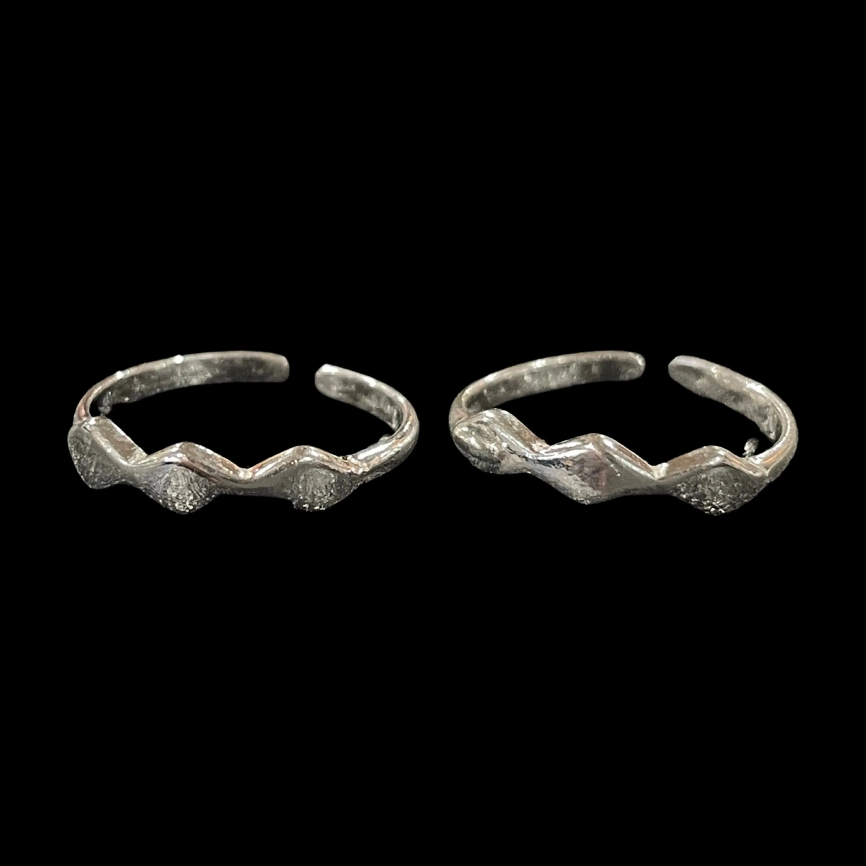 925 Sterling Silver Toe-rings - Design #02