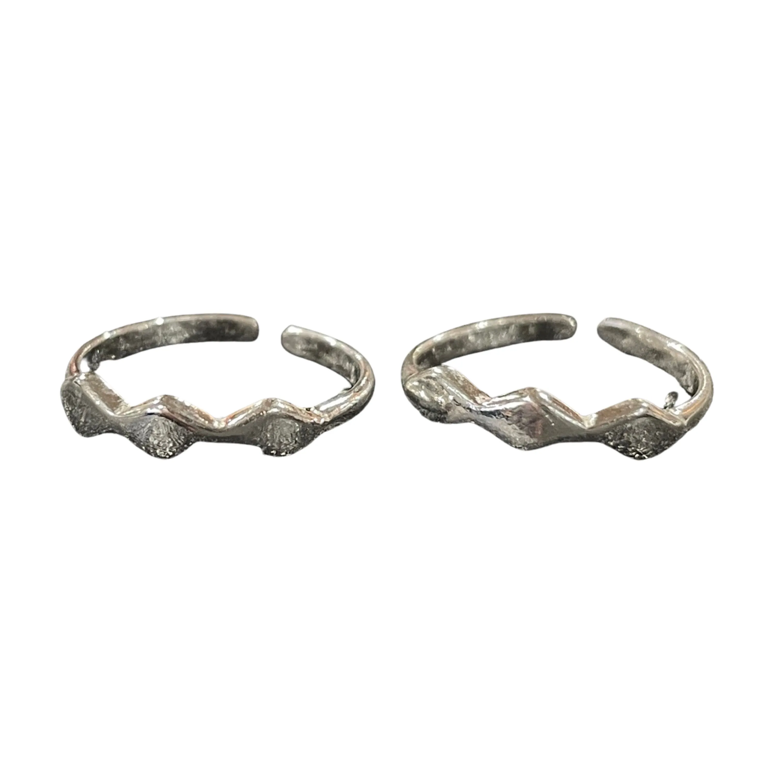925 Sterling Silver Toe-rings - Design #02