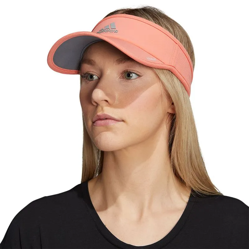 Adidas Superlite 2 Women's Tennis Visor Coral Fusion Pink Silver