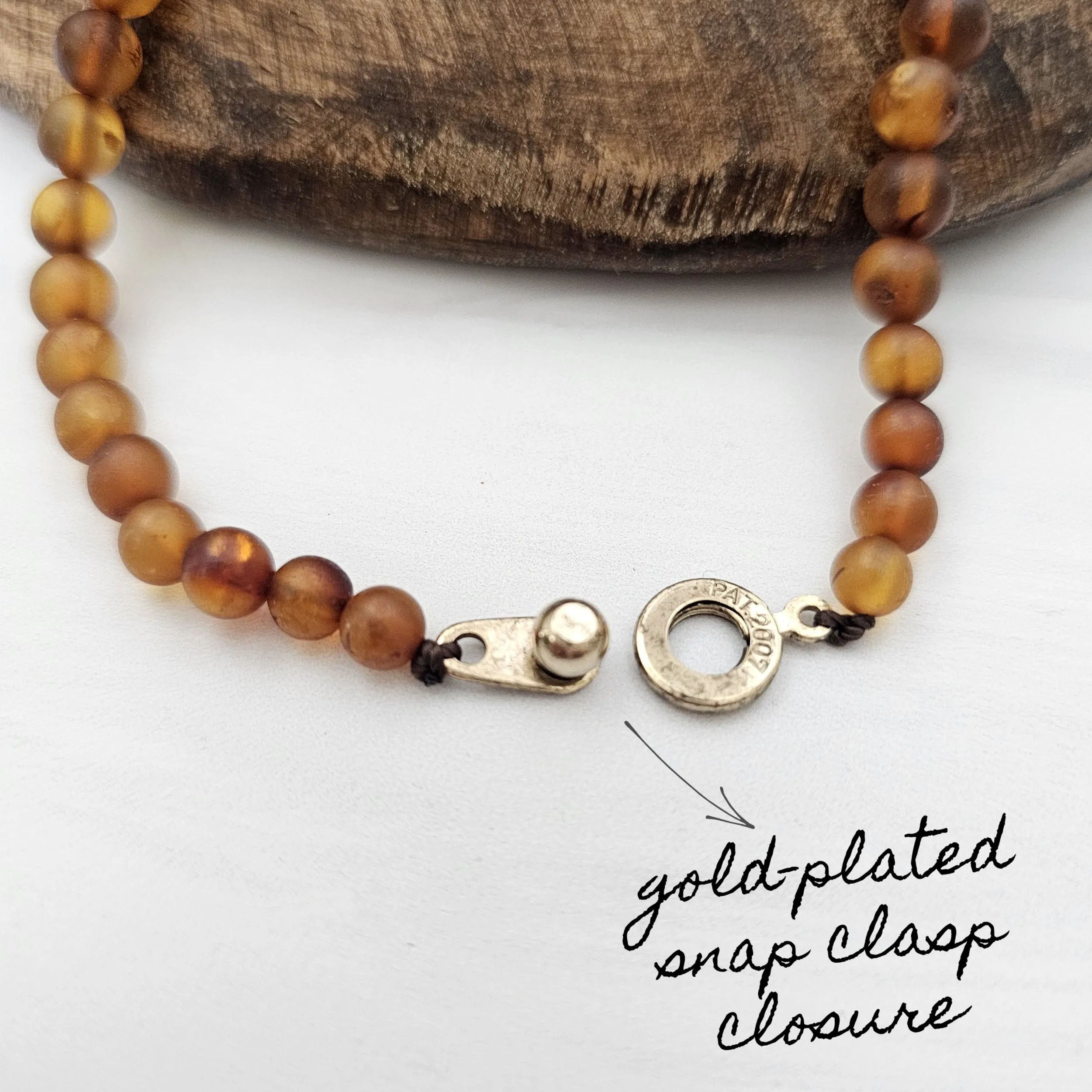 Adults | Dalmatian Jasper   Raw Cherry Amber Necklace