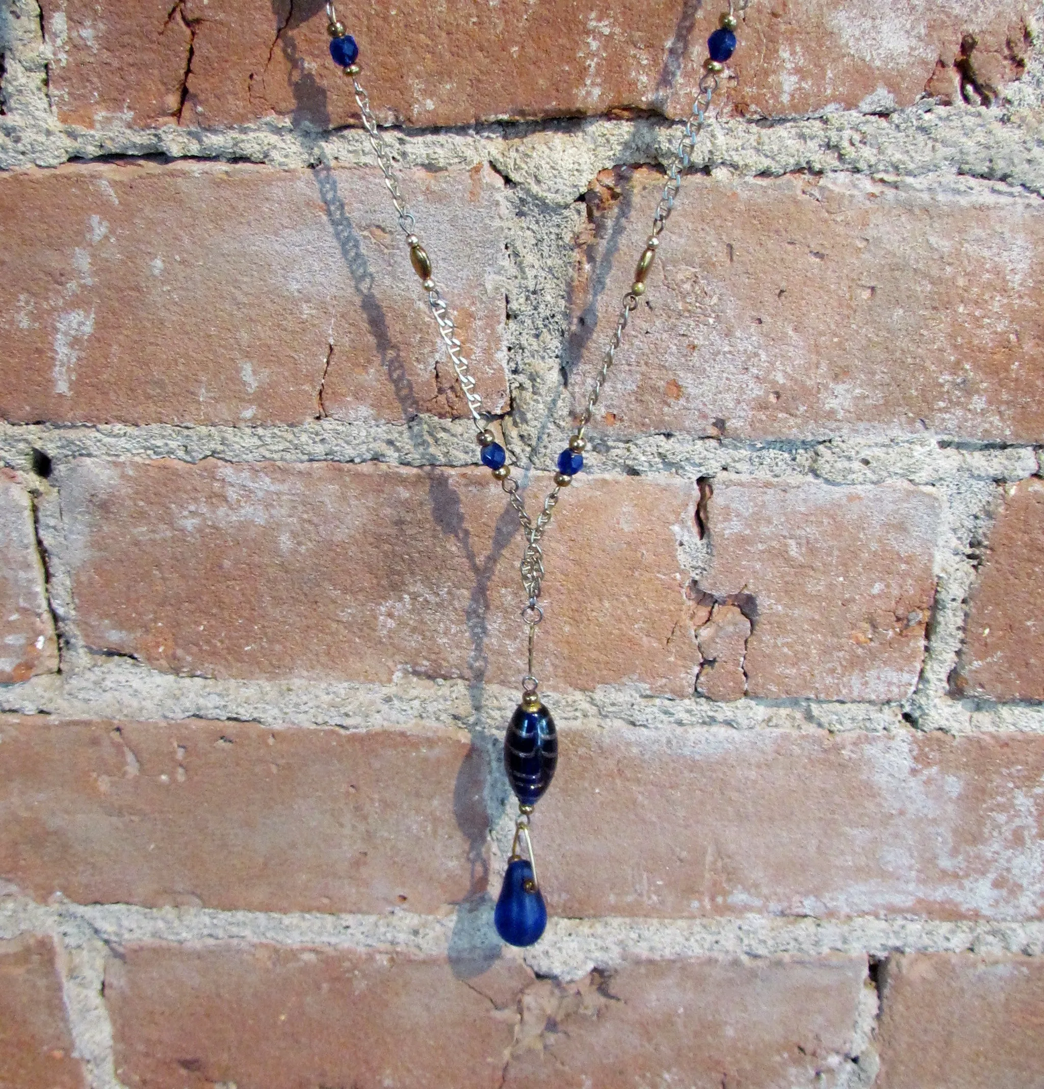African Wedding Bead Pendant Necklace Handmade OOAK