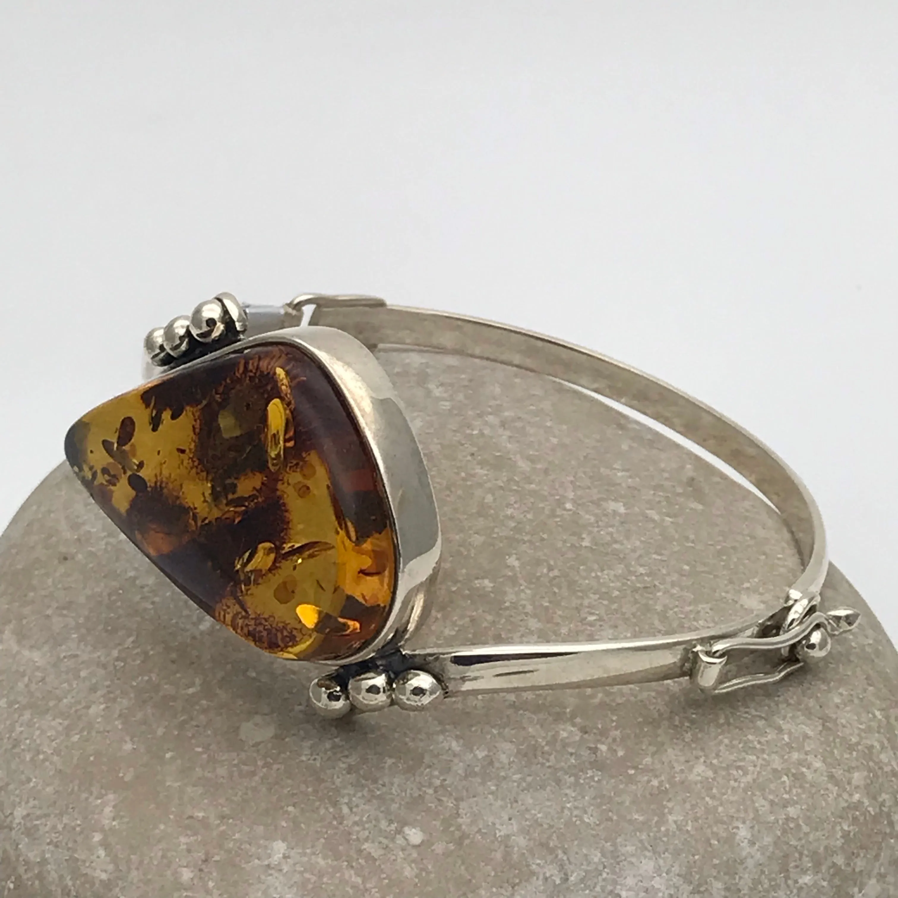 Amber Abstract Modern Bracelet