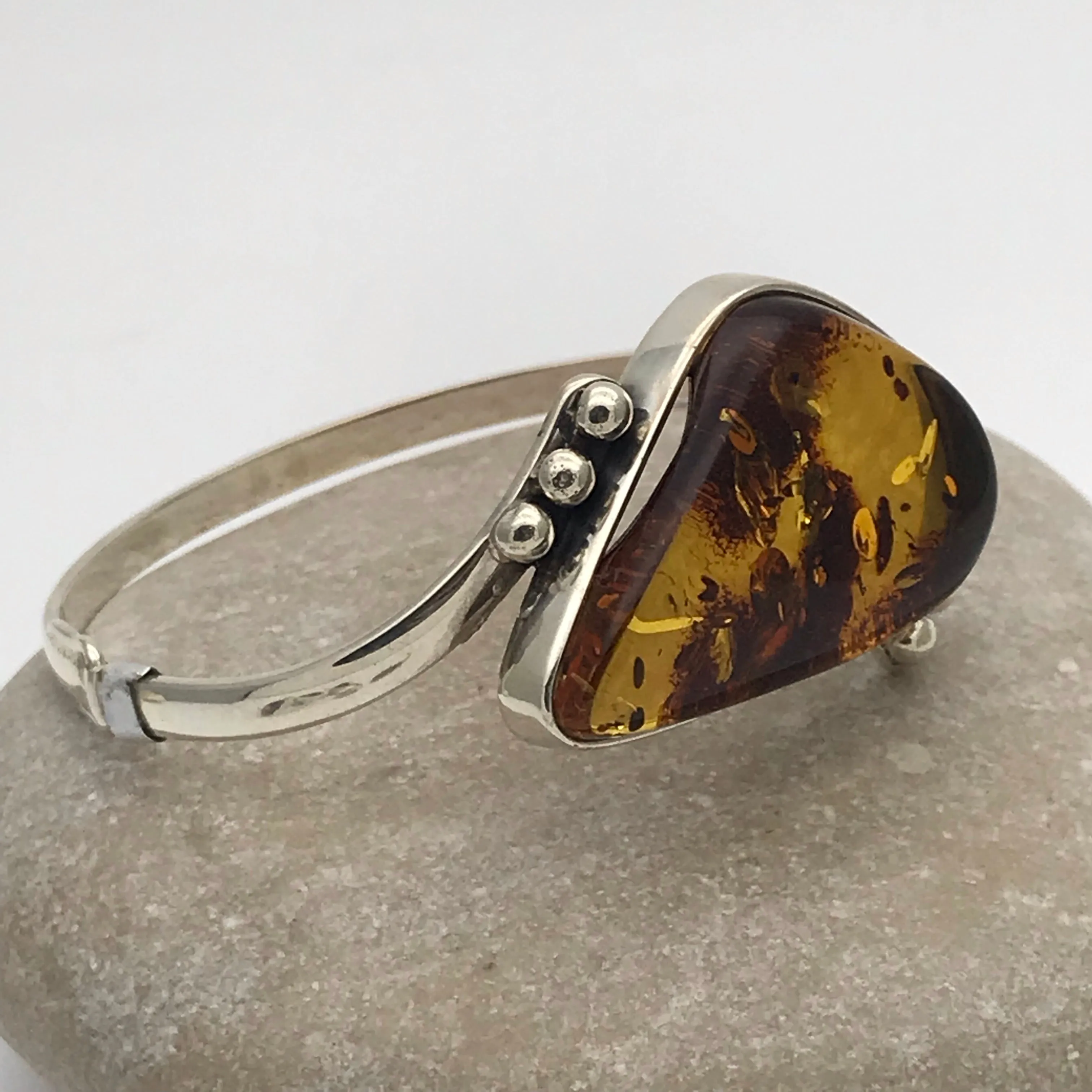 Amber Abstract Modern Bracelet