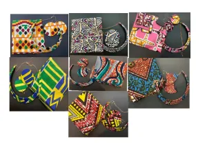 Anaisarts Headwrap, earrings and choker sets