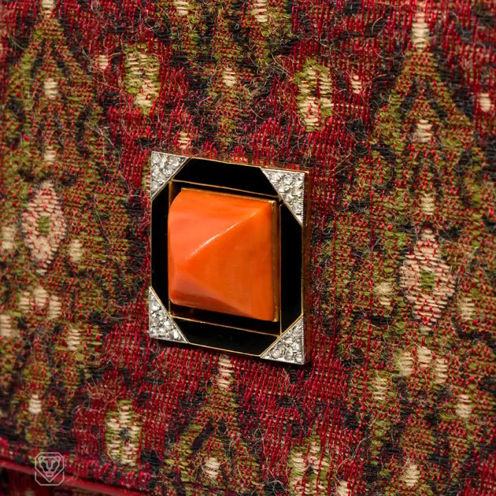 Art Deco silk purse, Cartier, France