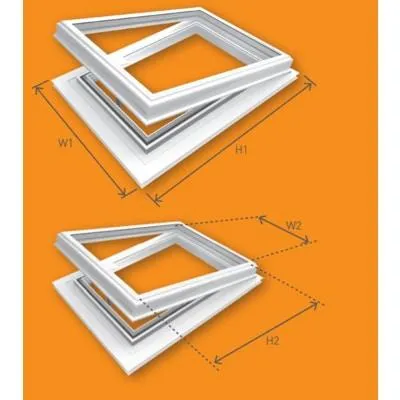 Atmosvent 24mm Aluminium Powder Coated with Brass Opener 600mm x 600mm 