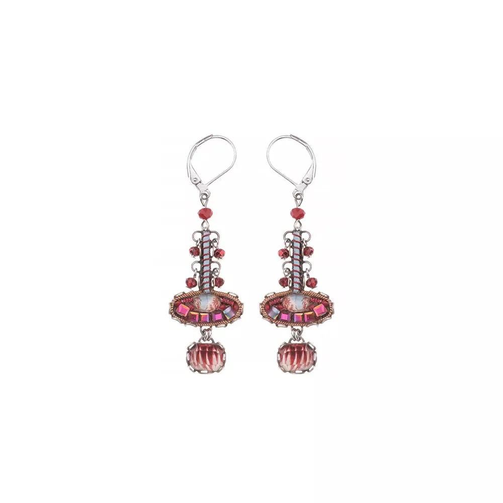 Ayala Bar - 231 C1830 Red Roses Cherry Earring