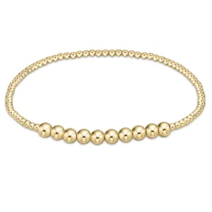 Beaded Bliss Bracelet - Gold
