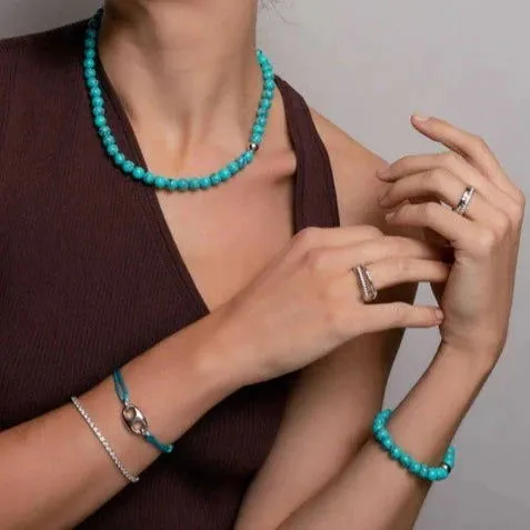 Beaded Turquoise Necklace