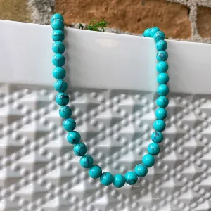 Beaded Turquoise Necklace