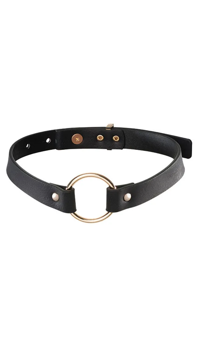 Bijoux Black Ring Choker