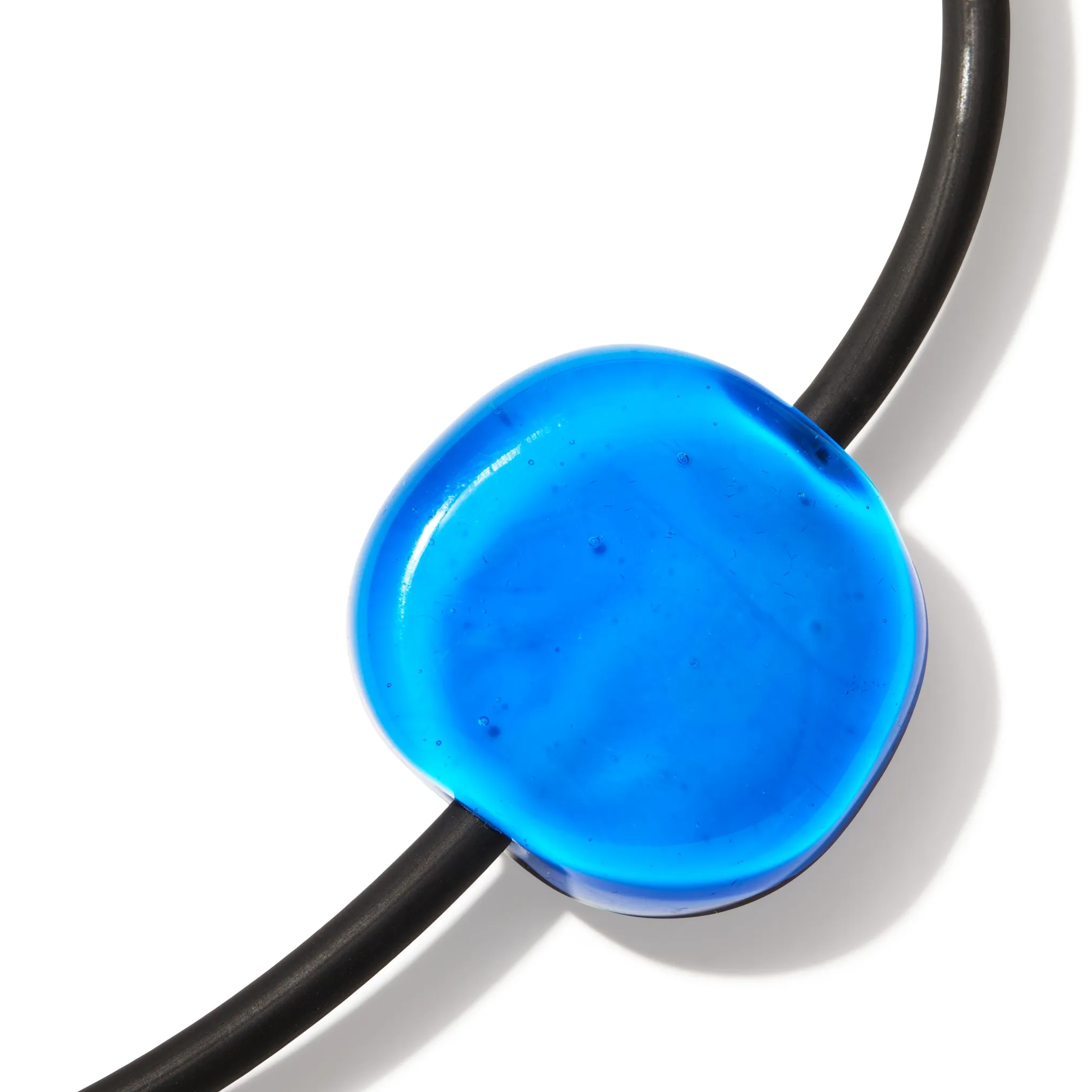 Bonbon Glass Necklace - Purple/ Turquoise