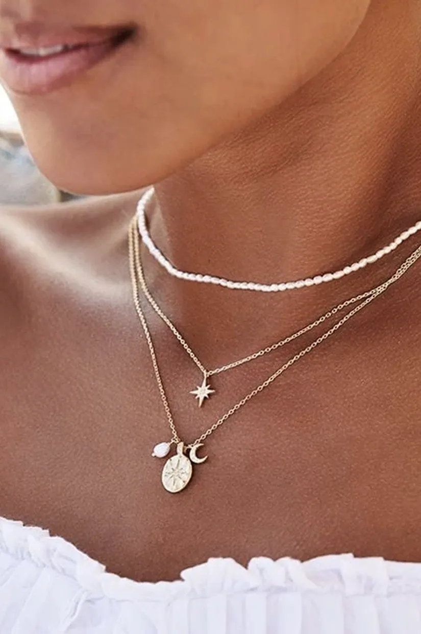 By Charlotte Moonlight Choker - Gold