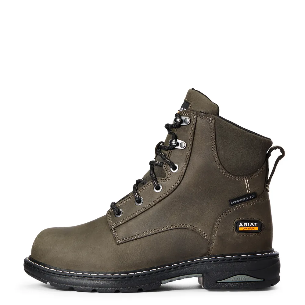 CASEY 6-INCH COMPOSITE TOE BOOT - 010-Charcoal | Ariat 10033921