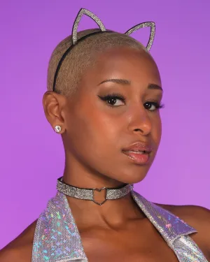 Cat Ears Headband and Heart Choker