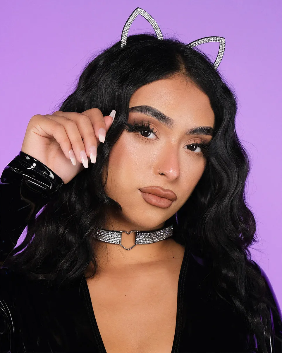 Cat Ears Headband and Heart Choker