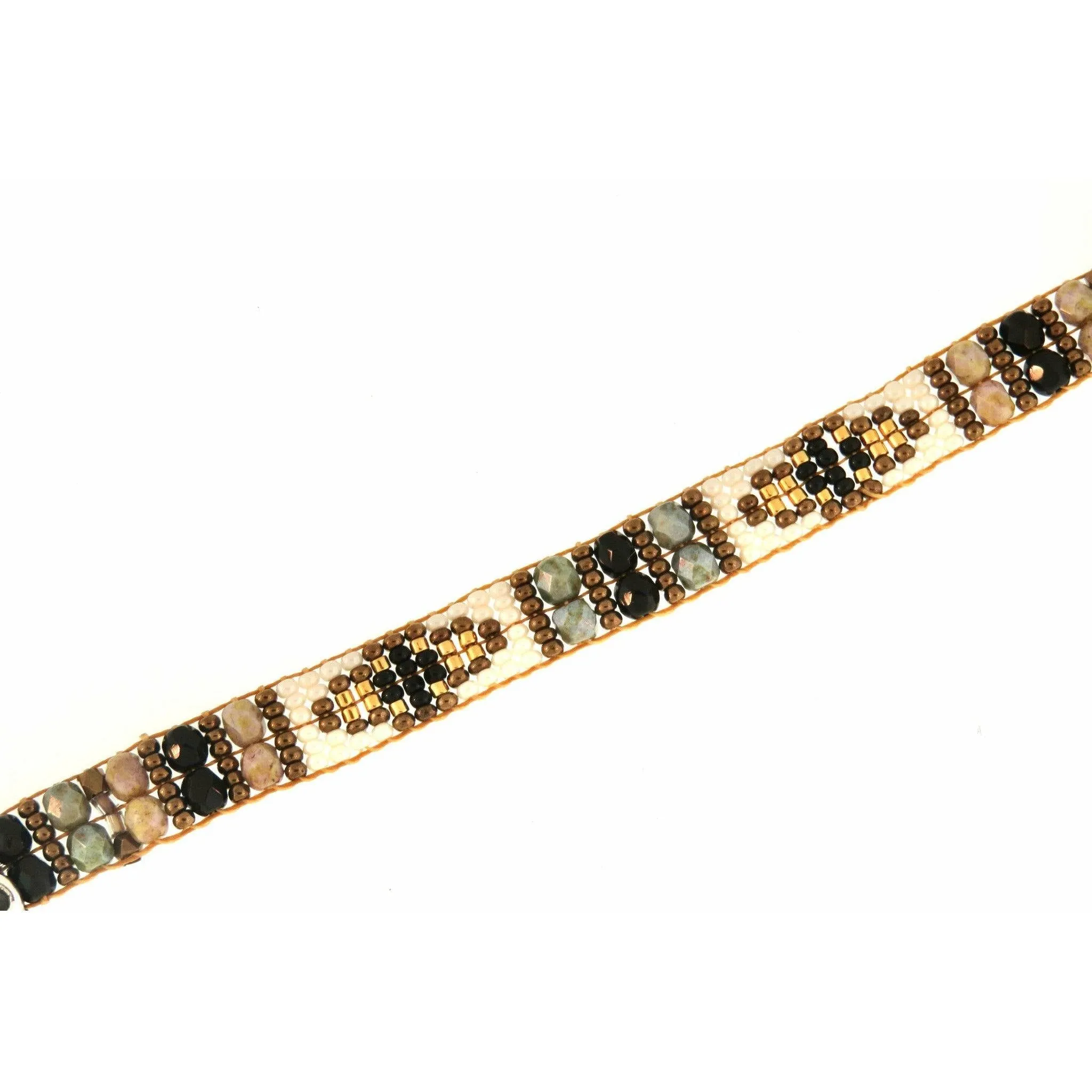Chili Rose  "Tiny Grey Eagles"  Bracelet by Adonnah Langer