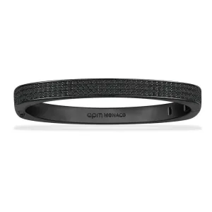 Chunky Black Bangle