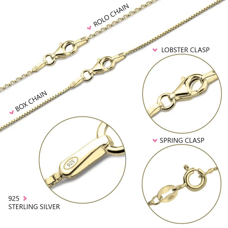Circle Monogram Necklace 24k Gold Plated
