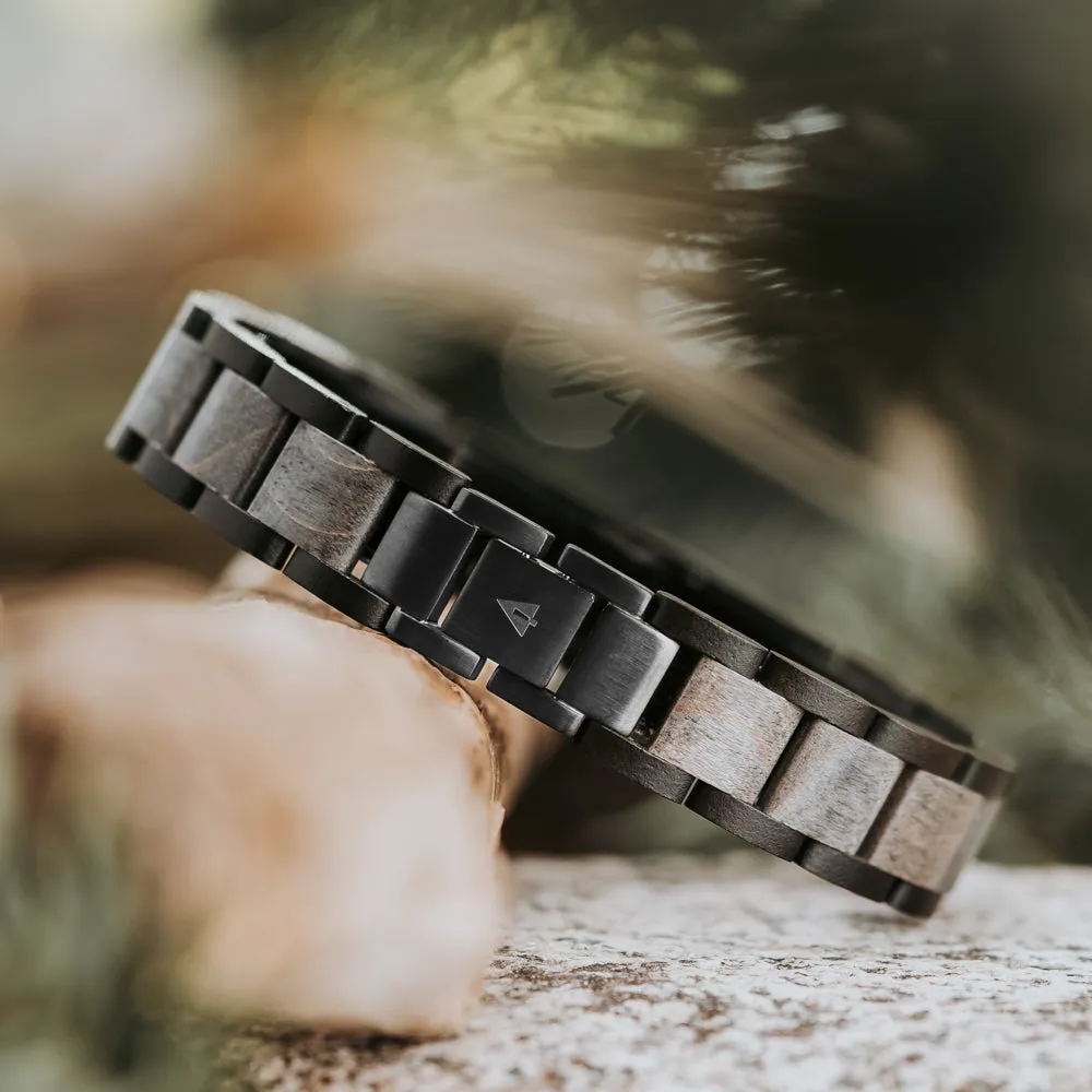 Classic Ebony Grey Engravable Bracelet