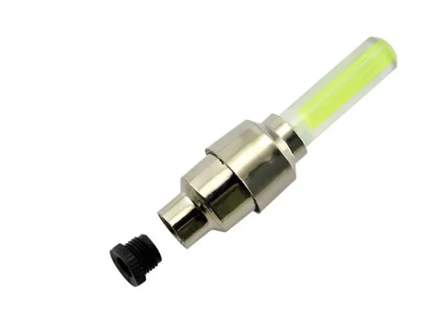 Color: 4pcYellow - Automobile Tire Lights Valve Valve Lights