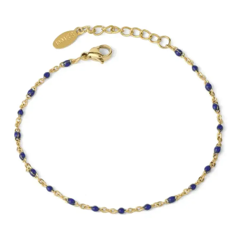 Colorful Beaded Wire Wrapped Bracelet