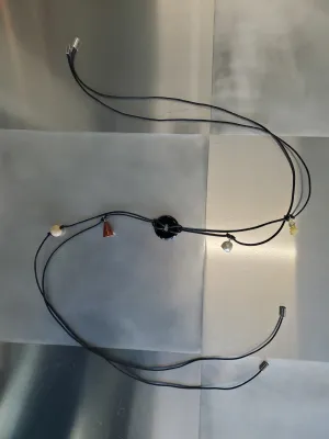 Confetti Cord Belt with Stone Circle Pendant - Black Onyx