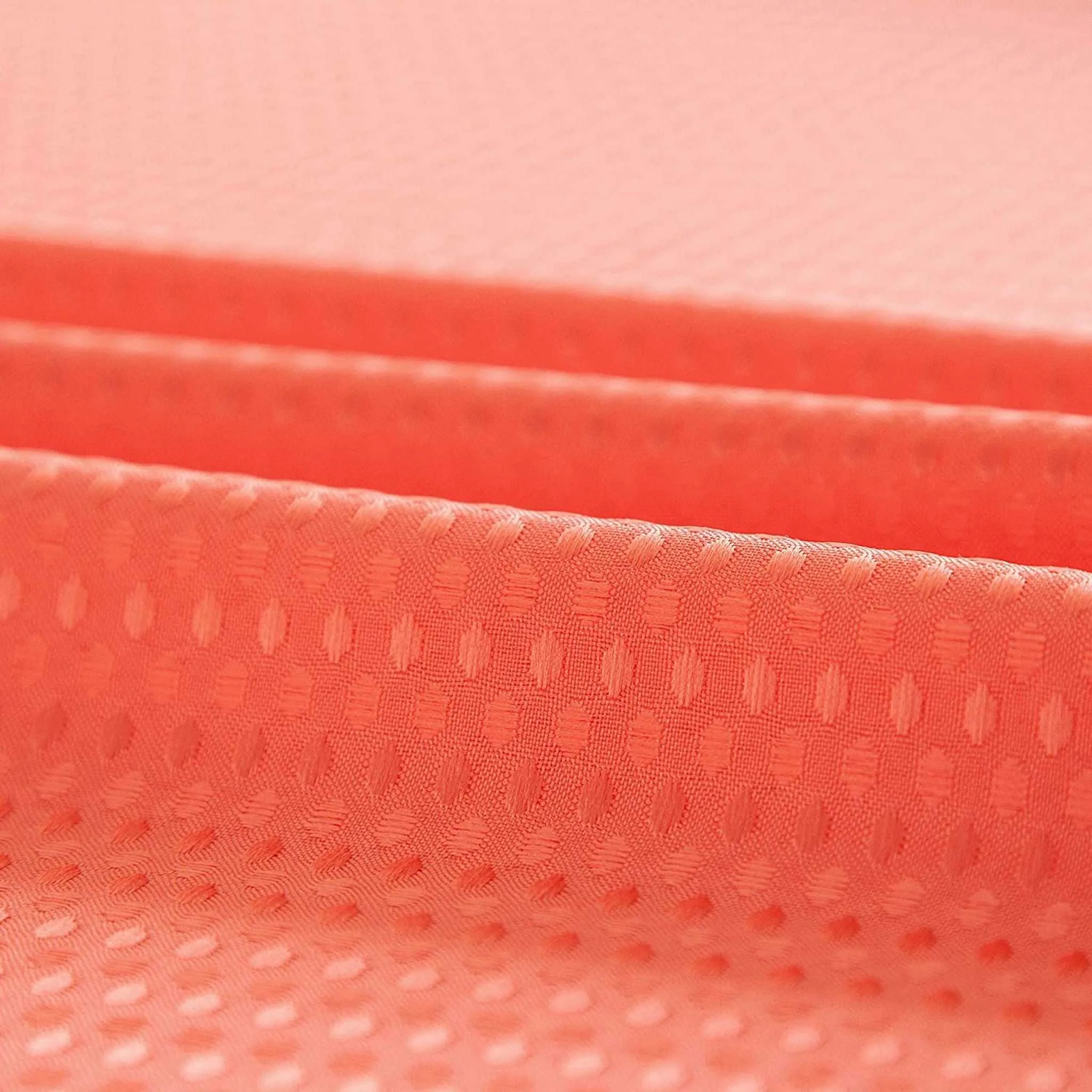 Coral Sheer And Grid Shower Curtain And Liner Set