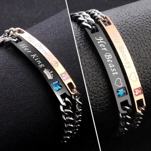 Crystal Couple Bracelet