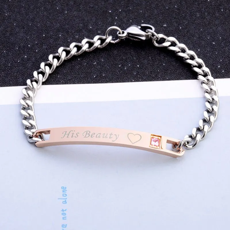 Crystal Couple Bracelet