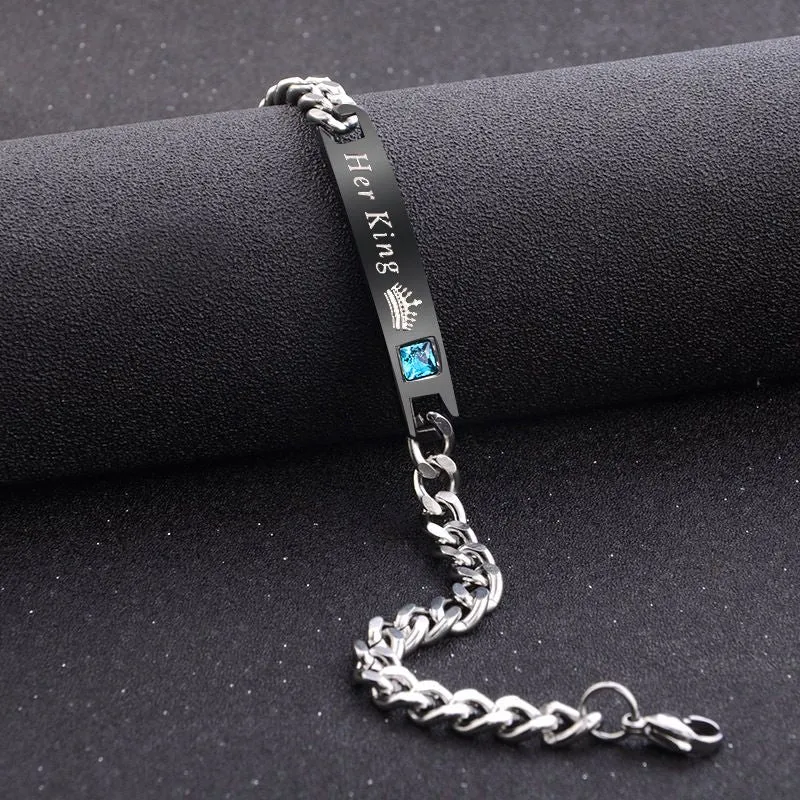 Crystal Couple Bracelet