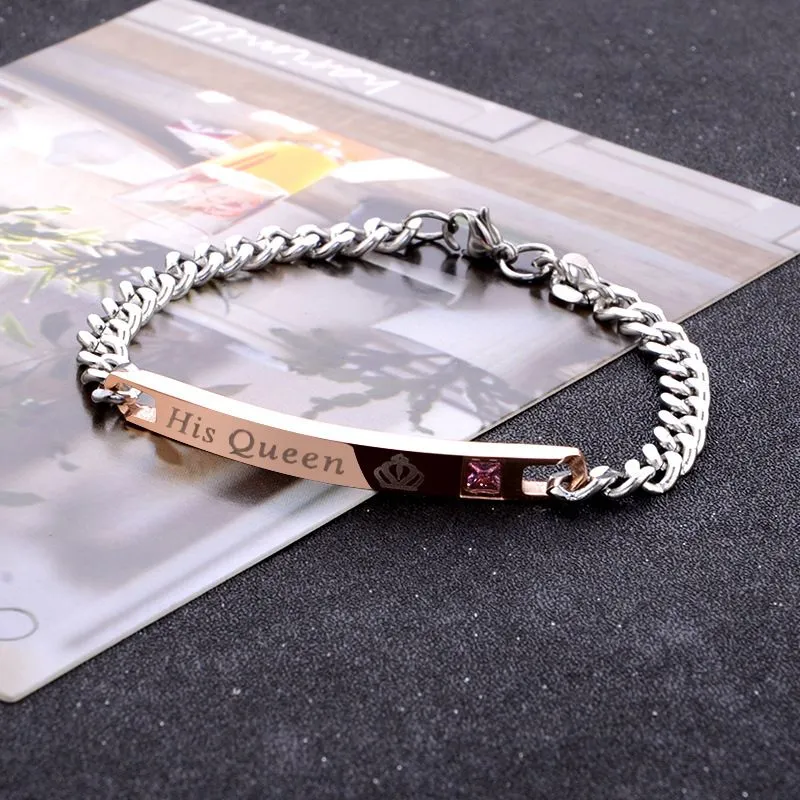 Crystal Couple Bracelet