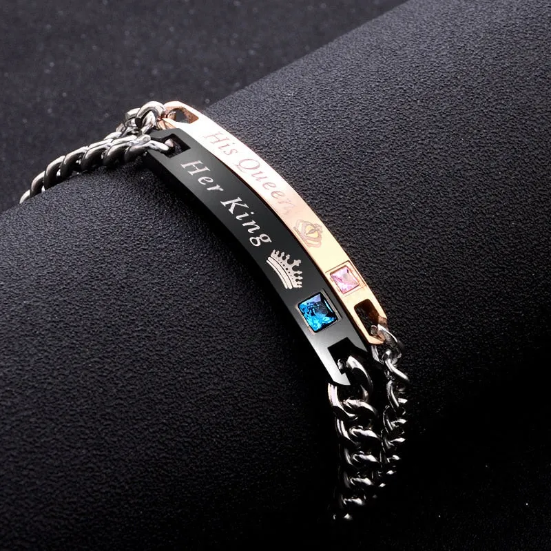 Crystal Couple Bracelet