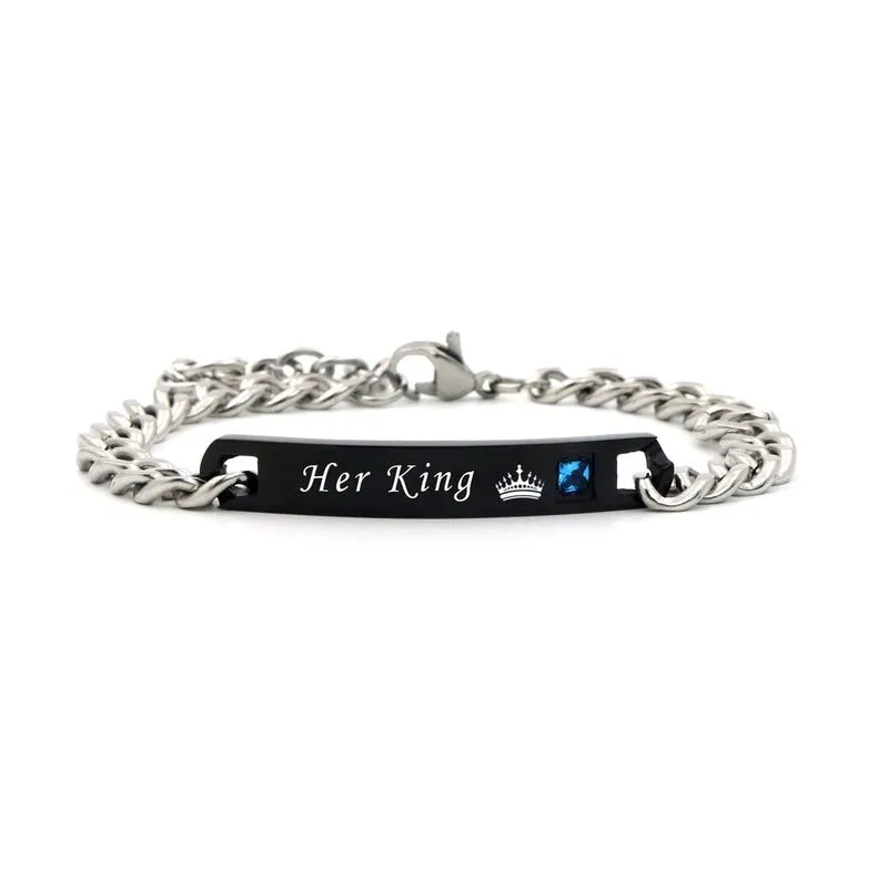 Crystal Couple Bracelet