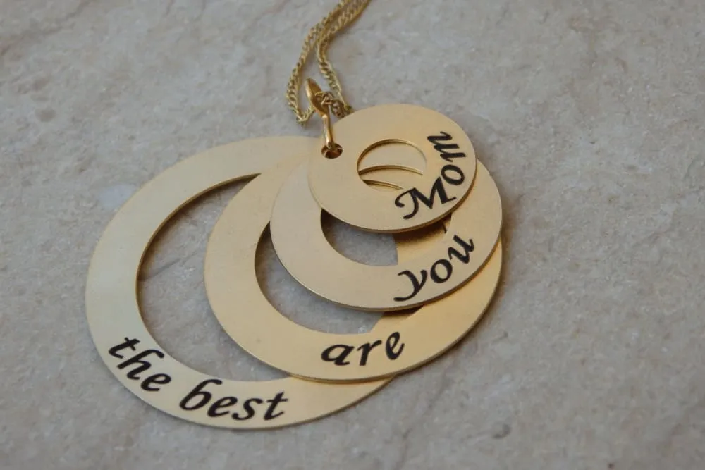 Custom Gold Mother's Necklace