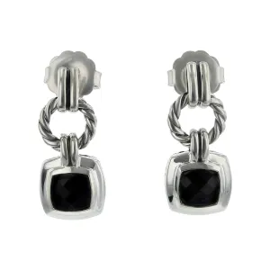 David Yurman Black Onyx Renaissance Drop Earrings
