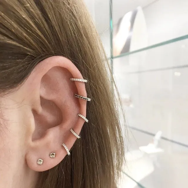 Diamond Eternity Tash Cuff Earring by Maria Tash in White Gold