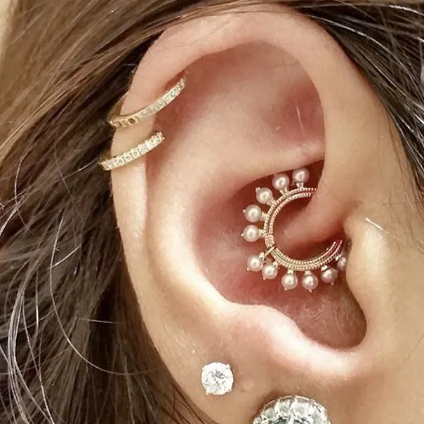 Diamond Eternity Tash Cuff Earring by Maria Tash in White Gold
