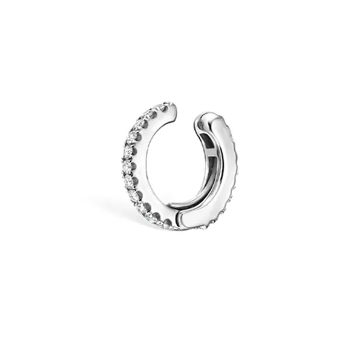 Diamond Eternity Tash Cuff Earring by Maria Tash in White Gold