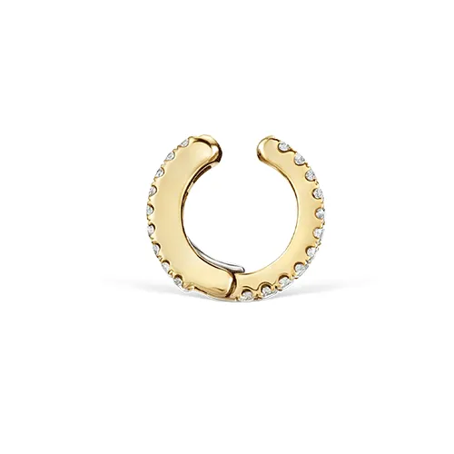 Diamond Eternity Tash Cuff Earring by Maria Tash in Yellow Gold