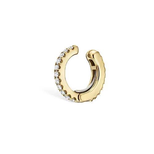 Diamond Eternity Tash Cuff Earring by Maria Tash in Yellow Gold