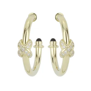 Earrings - Black Onyx & Diamond (2264C)