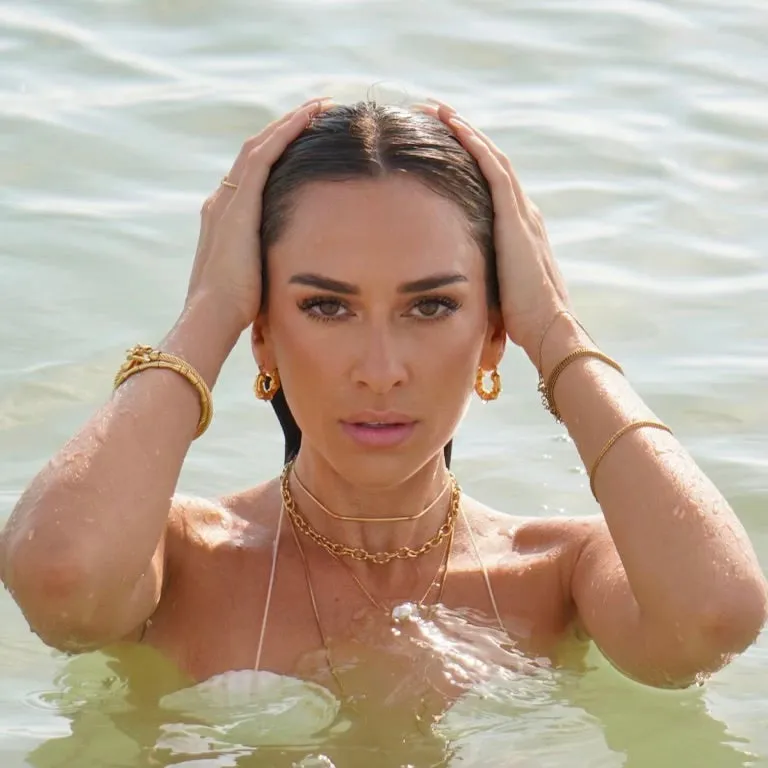 Ellie Vail - Tatum Textured Chain Choker Necklace