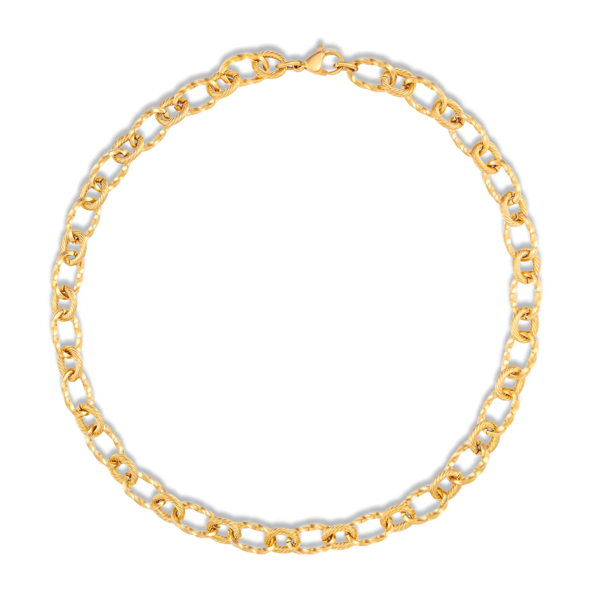 Ellie Vail - Tatum Textured Chain Choker Necklace