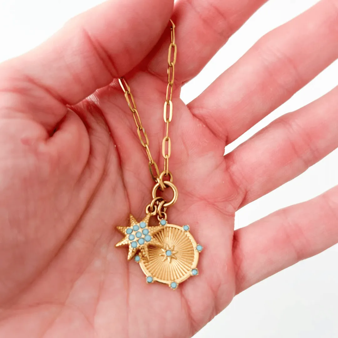 ELSIE NECKLACE TURQUOISE
